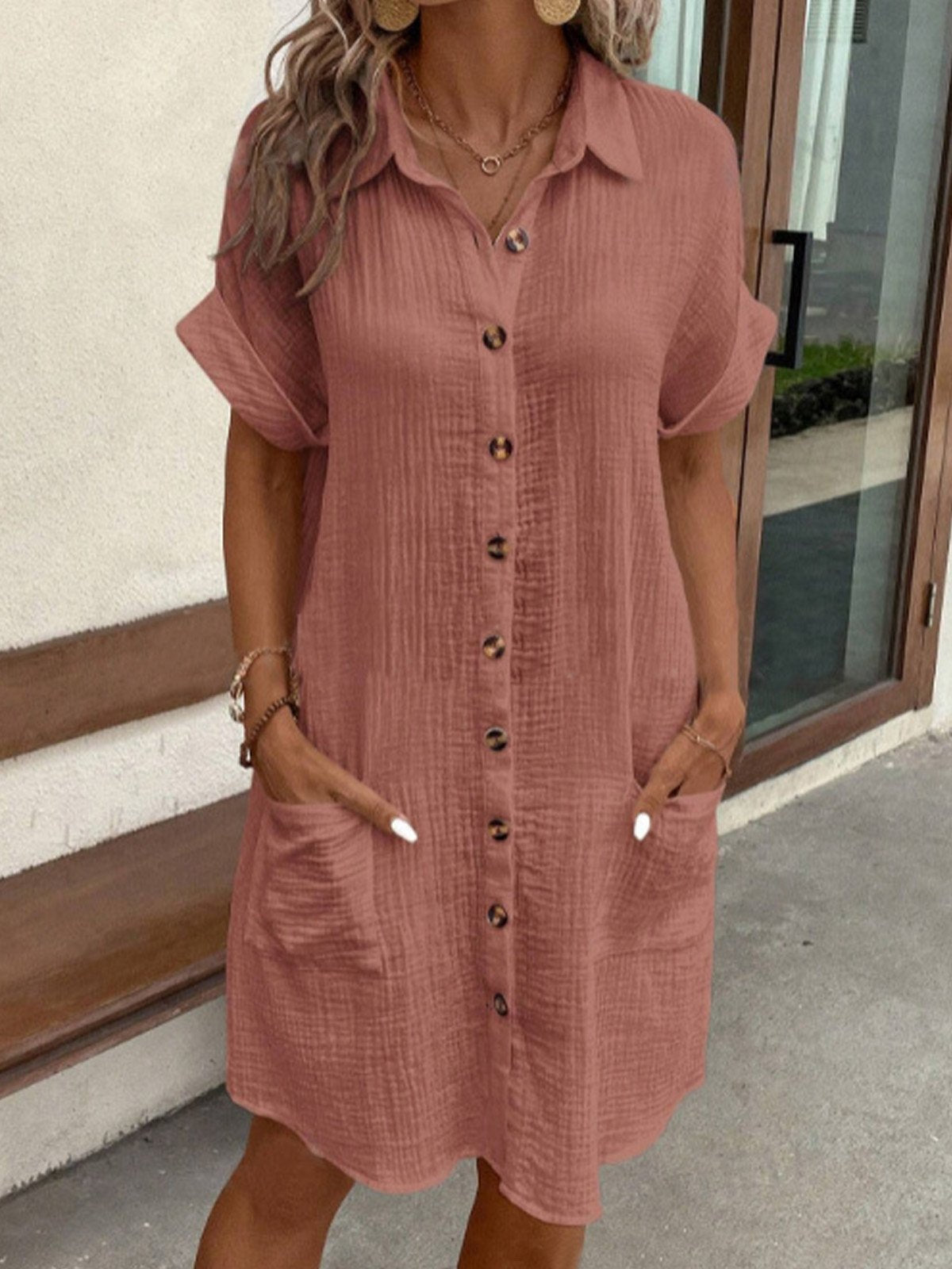 Stylish Cotton Polo Dress for Women
